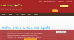 Desktop Screenshot of mathetreff-online.de